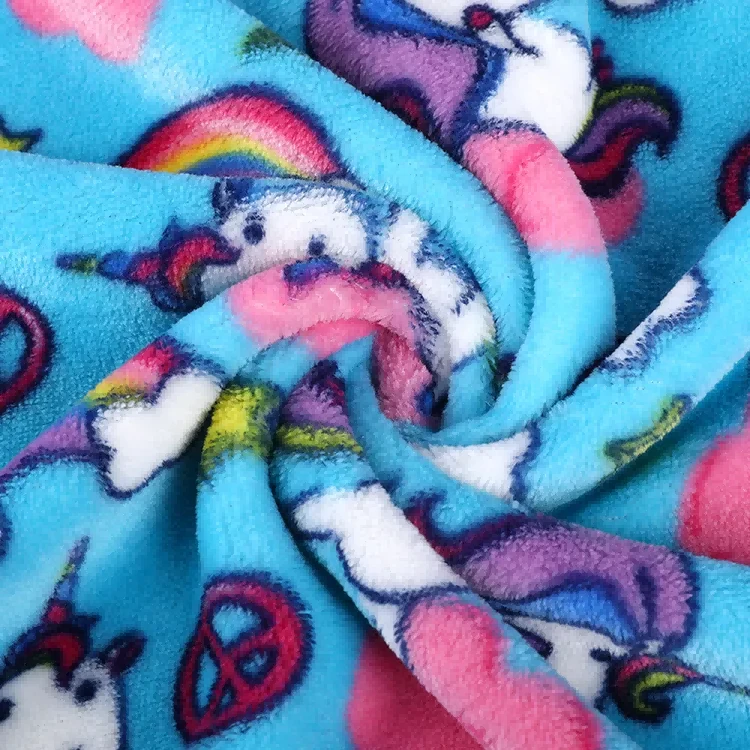 100% polyester luam ntaub rau cov me nyuam pwamas