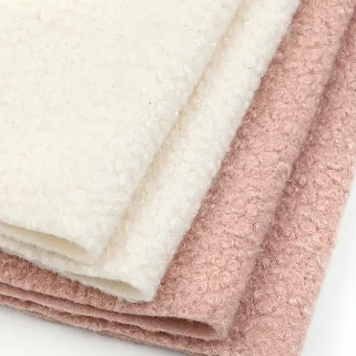 100% polyester Sherpa Teddy ya mus rau lub tsho tiv no