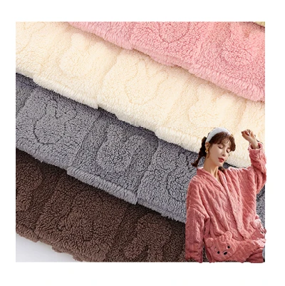 3D Jacquard Sherpa Fleece Npuag