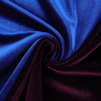 90% polyester 10% spandex Velvet Npuag