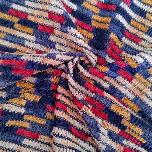 Crepe Fabric Rau Khaub Ncaws