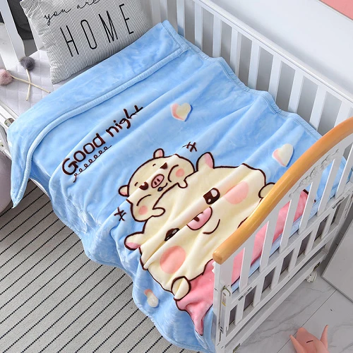 Double Layer Raschel Baby Blanket
