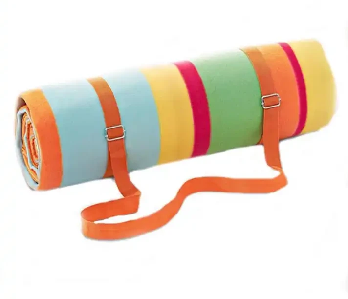 Picnic Blanket With Leather Strap