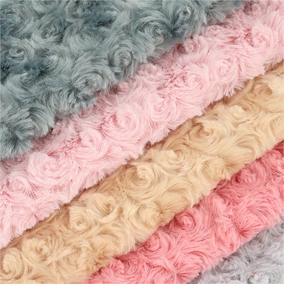 Rose Embossed PV Fleece Npuag