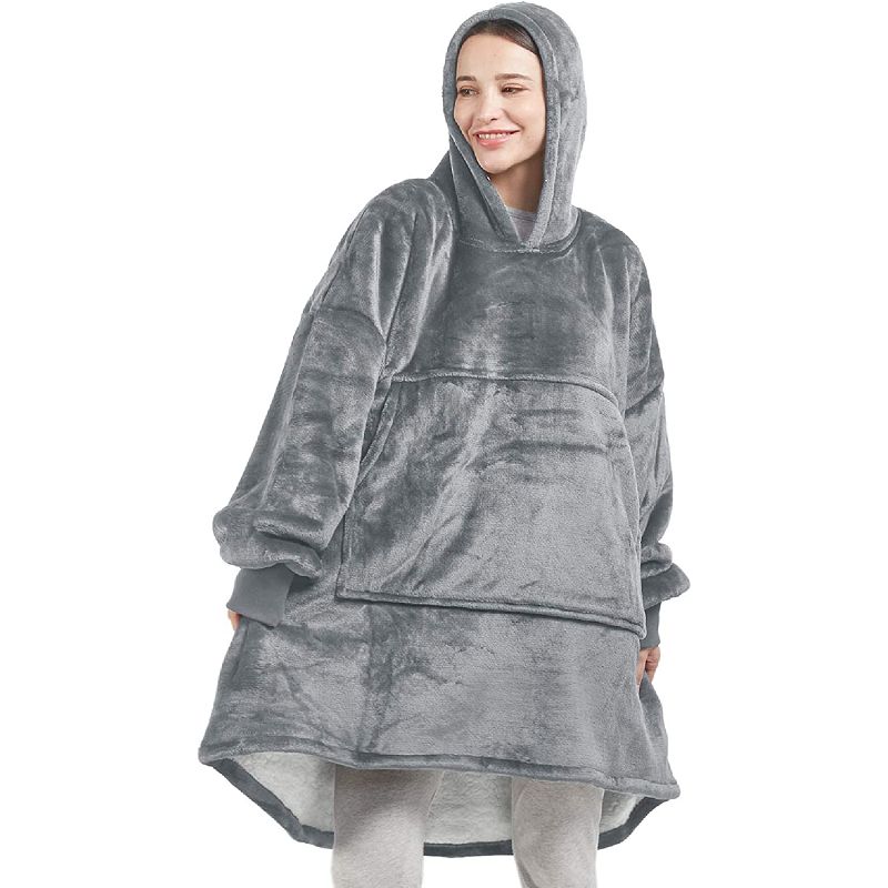 Sherpa Hoodie Blanket
