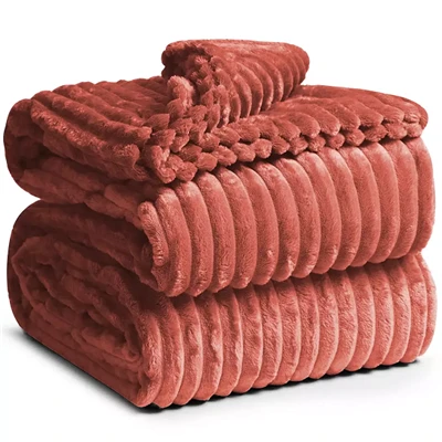 Niaj hnub nimno Design Striped Blanket