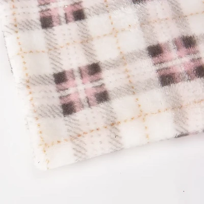 Kos Luam Ntawv Flannel Coral Fabric