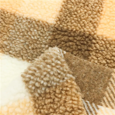 Checker Pattern Flannel Fleece Npuag