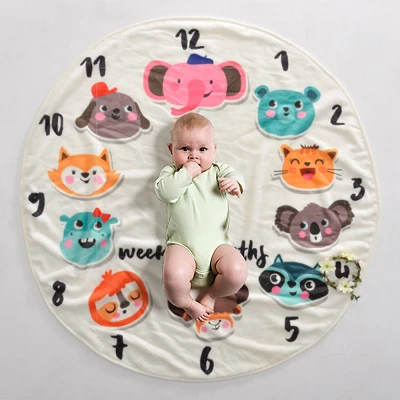 Flannel Fleece Milestone Blanket