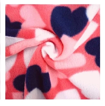 Hlub Print Ob Chav ntsej muag Polar Fleece Fabric