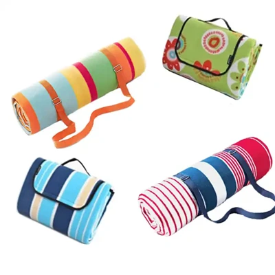Picnic Blanket Nrog Tawv Pluaj
