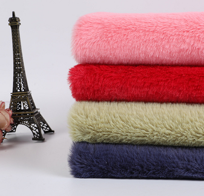 Luav Faux Fur Fabric Rau Lub caij ntuj no tsoos tsho