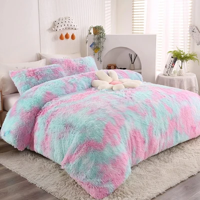 Tie Dye PV Sherpa Fleece Blanket