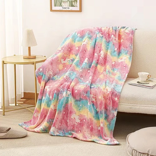 Unicorn Luminous Blanket