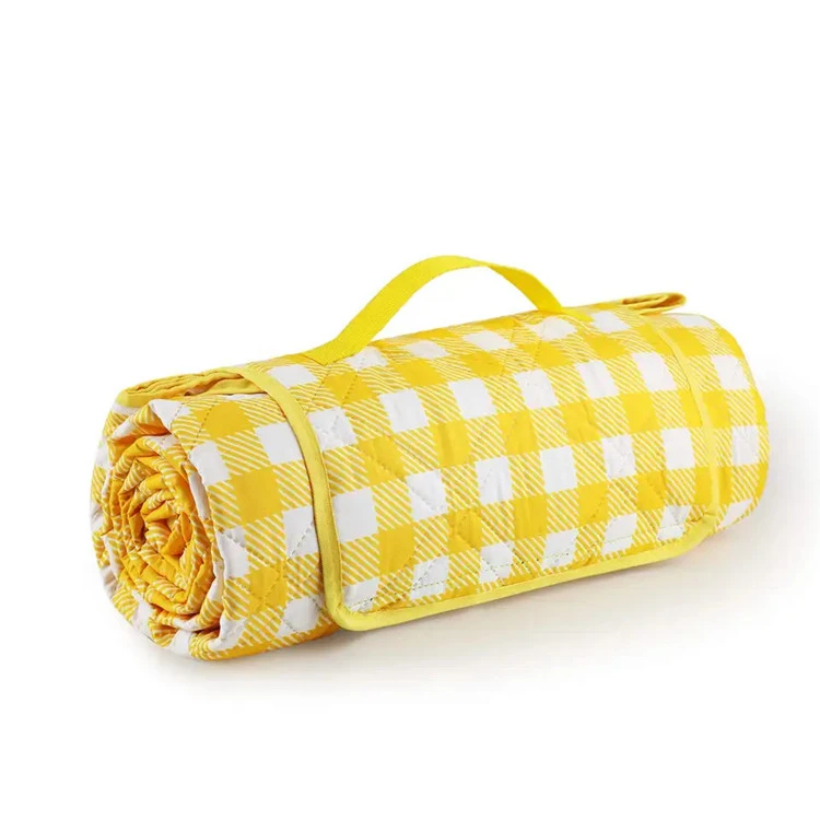 100% polyester daj checkered picnic pam