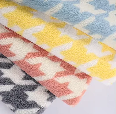 Houndstooth Sherpa Lamb Plaub Plaub Zaug Flock