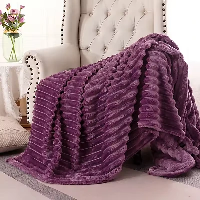 Jacquard Coral Blanket