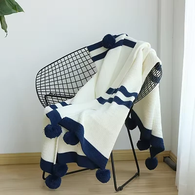 Stripe ntxim hlub pob tassel pam